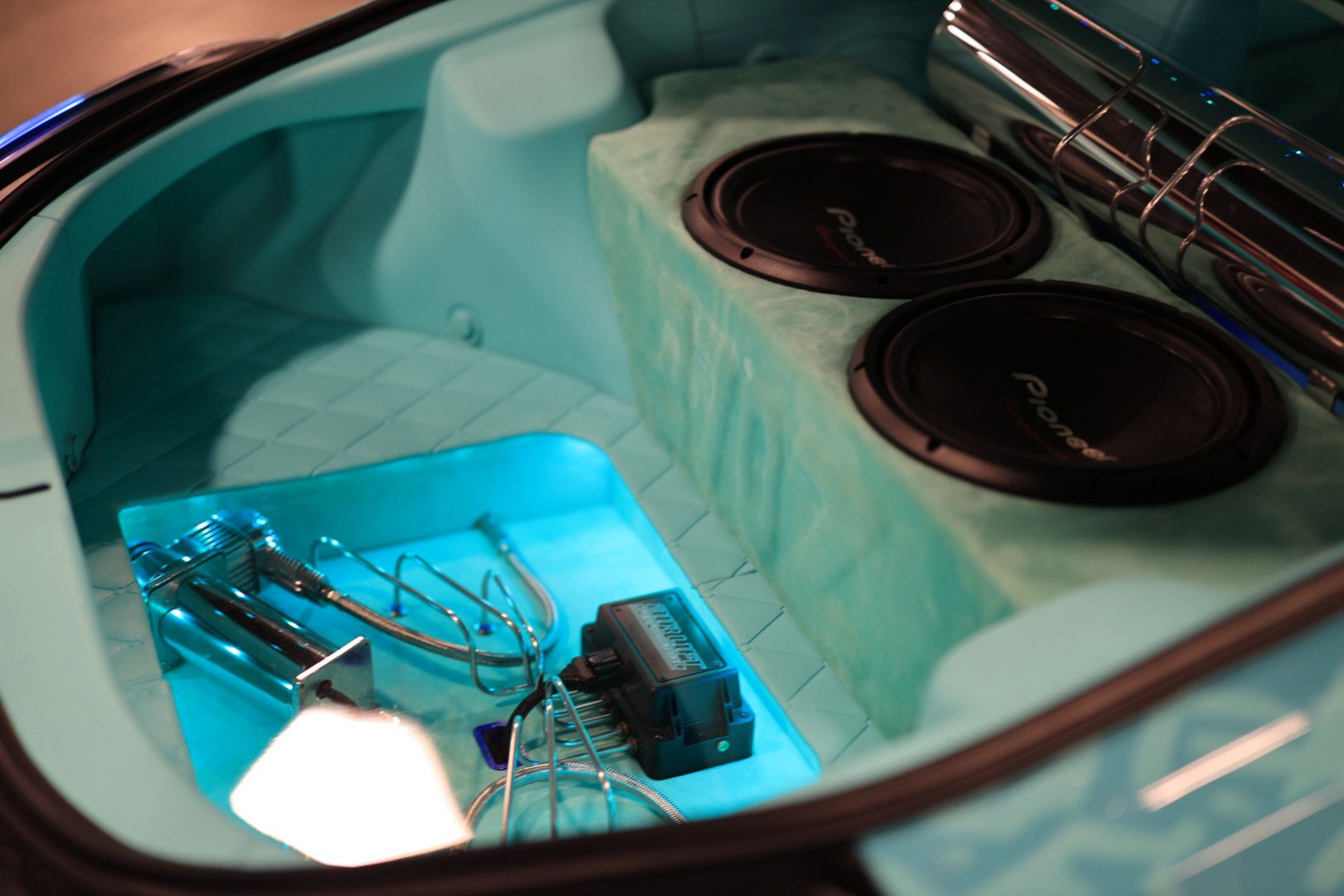 Workshop bay ready for audio and electronics upgrades