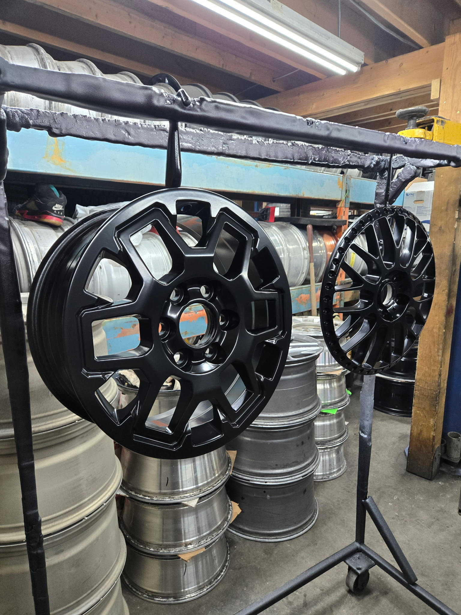 Powder coating services on wheels at SESTO